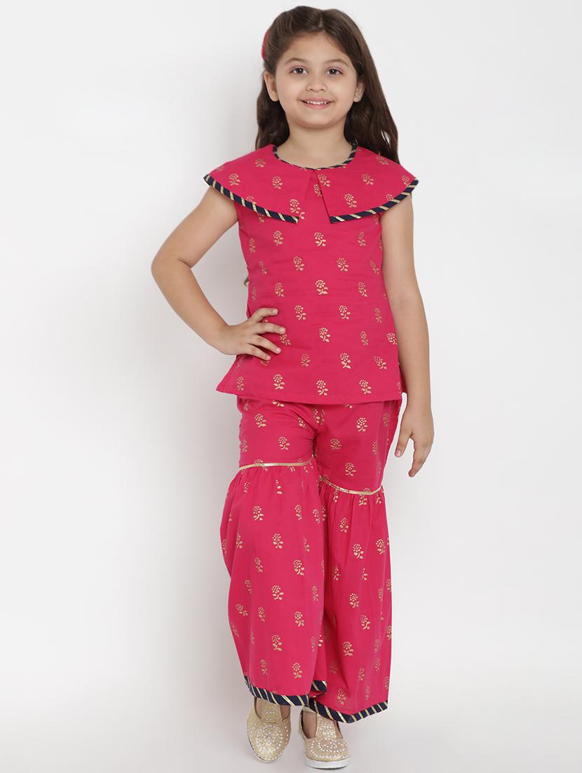 pink cotton suit set - 16866413 - Zoom Image - 1