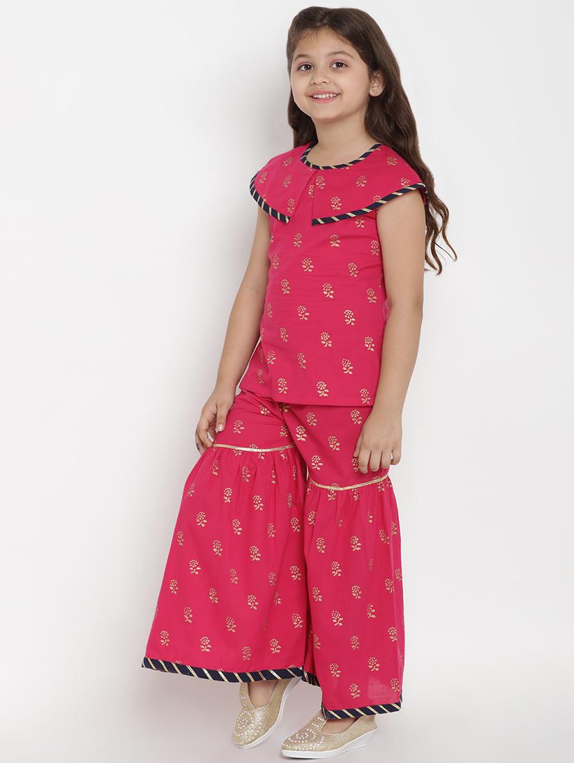 pink cotton suit set - 16866413 - Zoom Image - 2