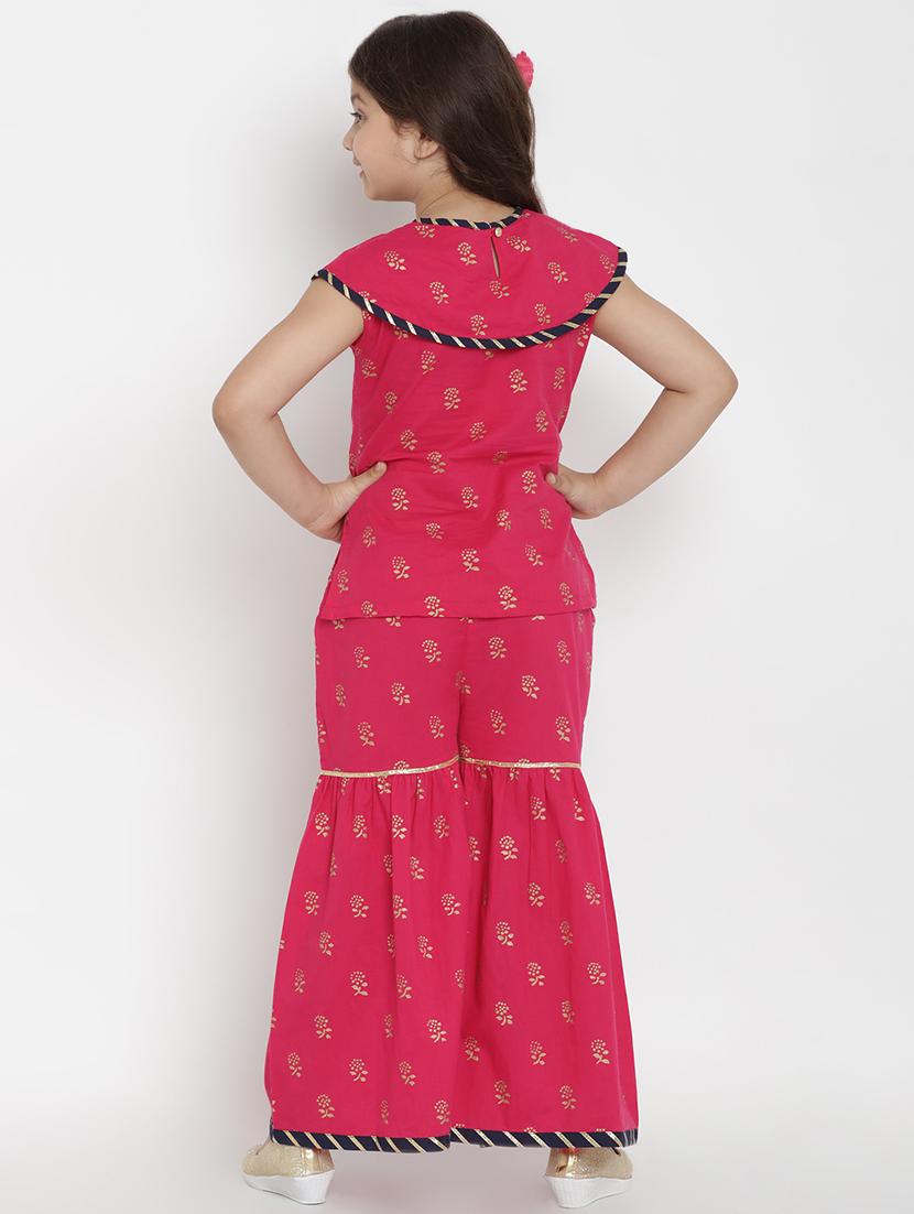 pink cotton suit set - 16866413 - Zoom Image - 3