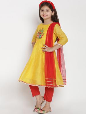 yellow silk blend suit set - 16866414 - Standard Image - 2