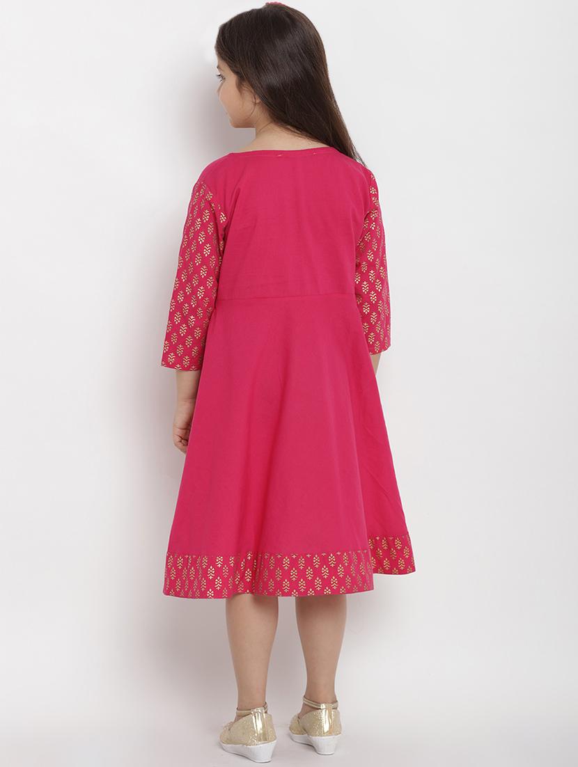 pink cotton frock - 16866439 - Zoom Image - 3