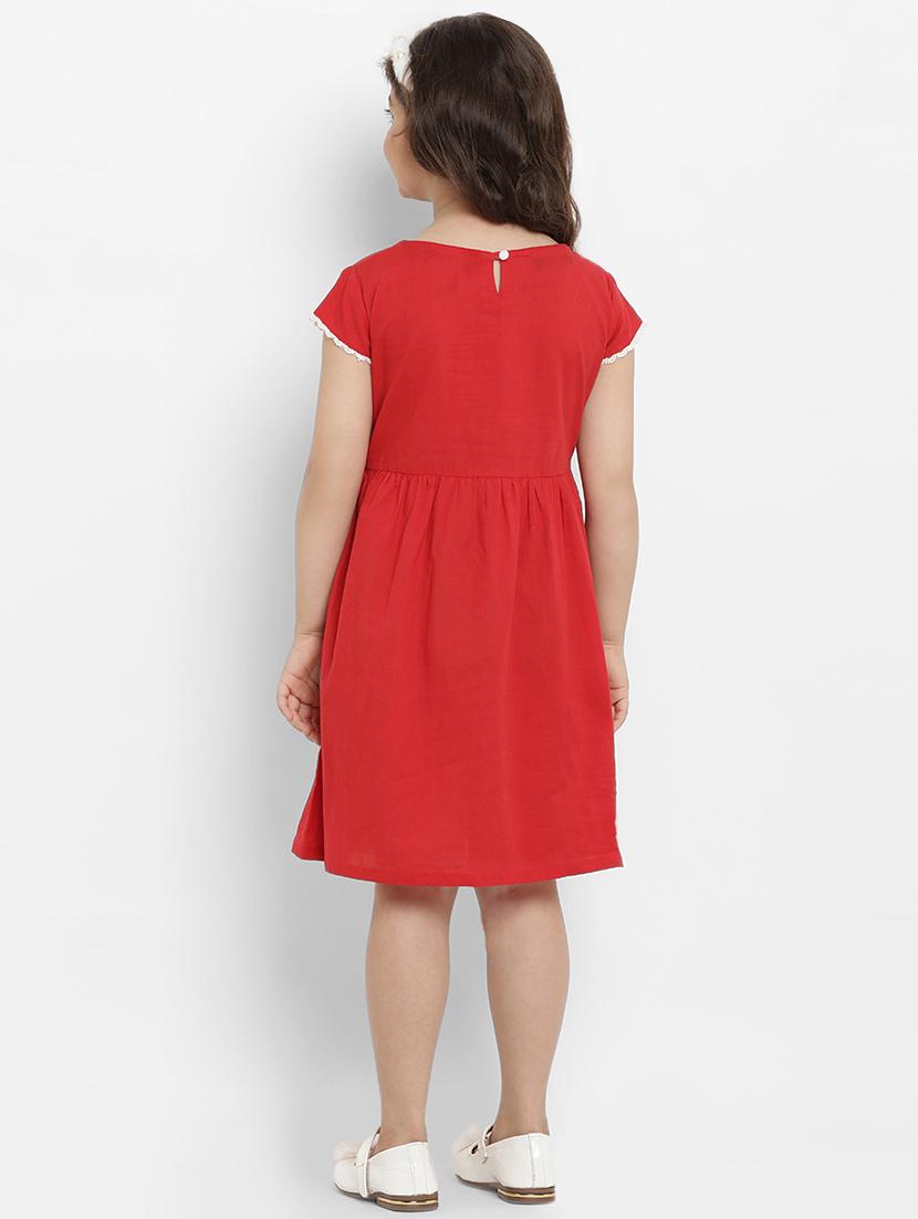 red cotton frock - 16866442 - Zoom Image - 3
