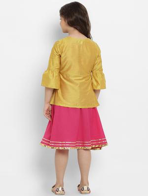 yellow cotton frock - 16866443 - Standard Image - 4