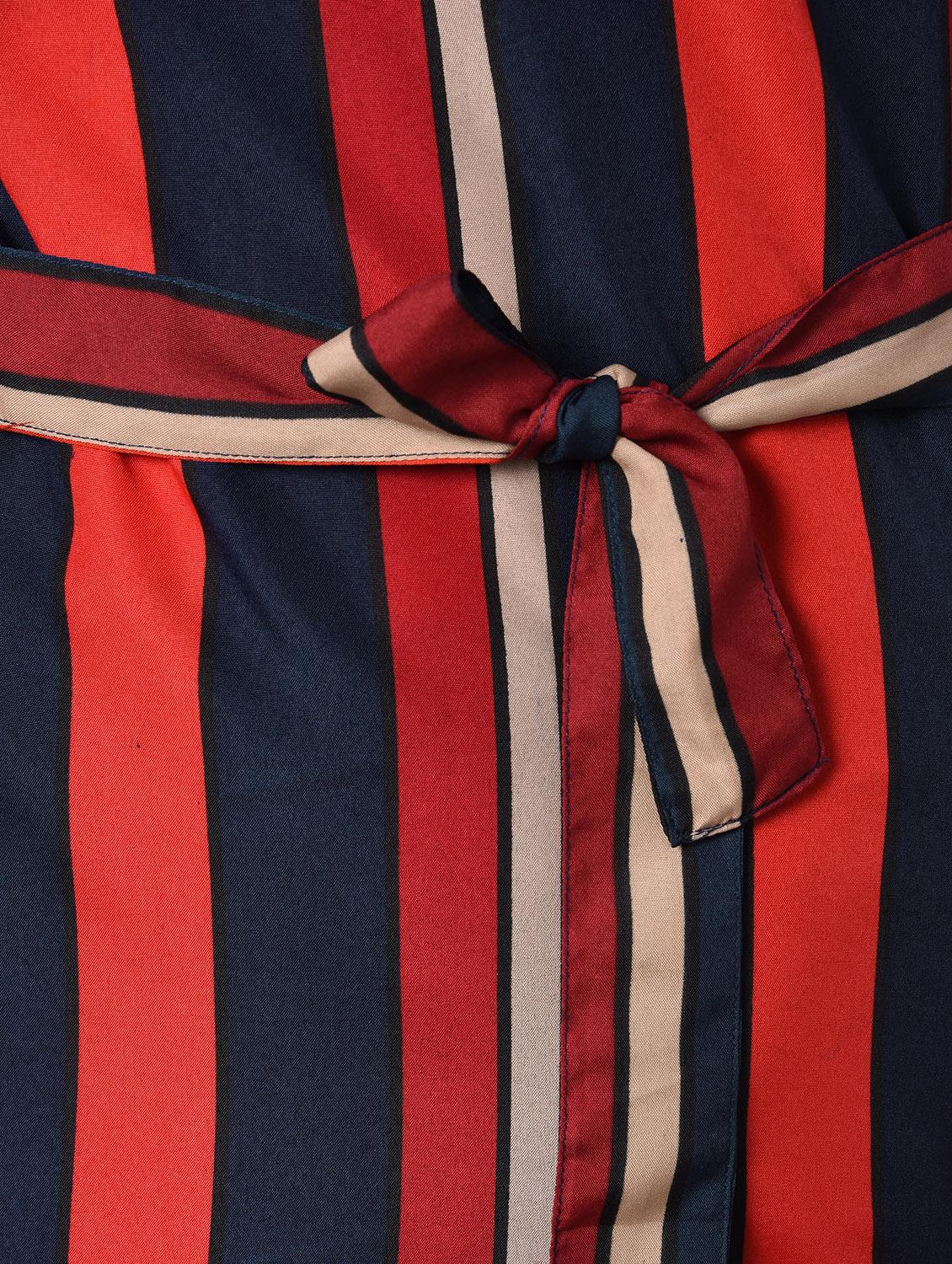 tie front striped top - 16866549 - Zoom Image - 6
