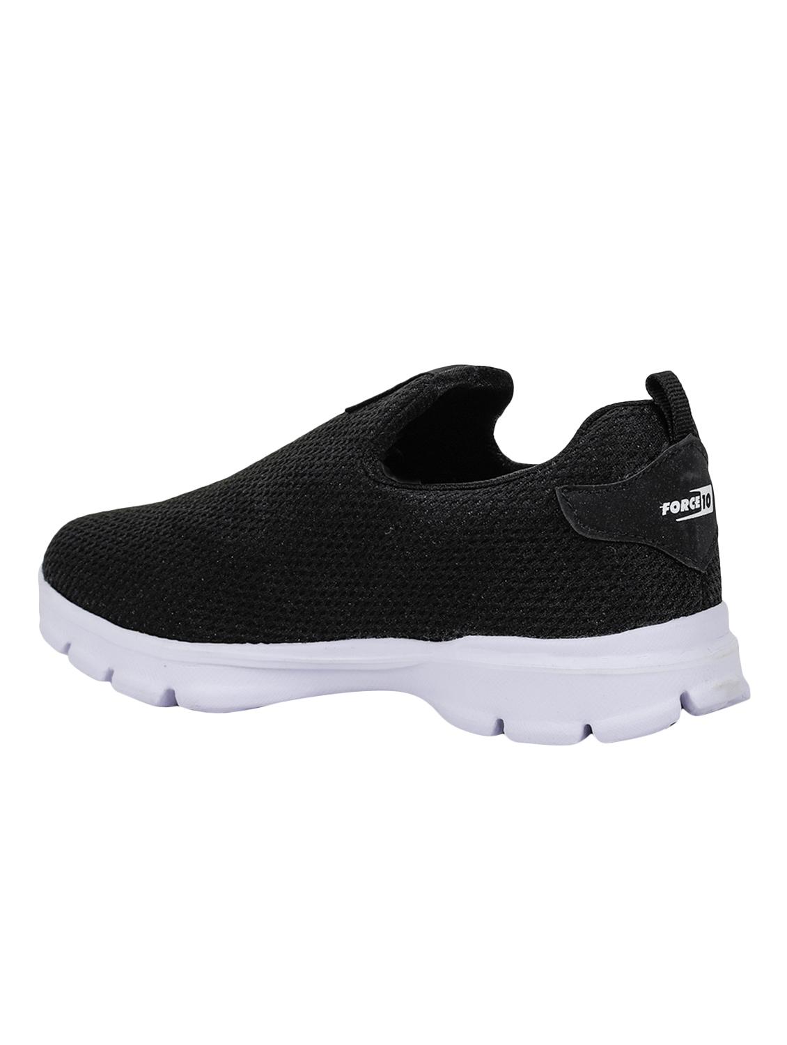 black mesh slipon sport shoes - 16866621 - Zoom Image - 3