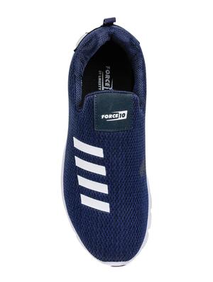 blue mesh slipon sport shoes - 16866622 - Standard Image - 4