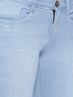 mid rise solid jeans - 16867263 - Standard Image - 5