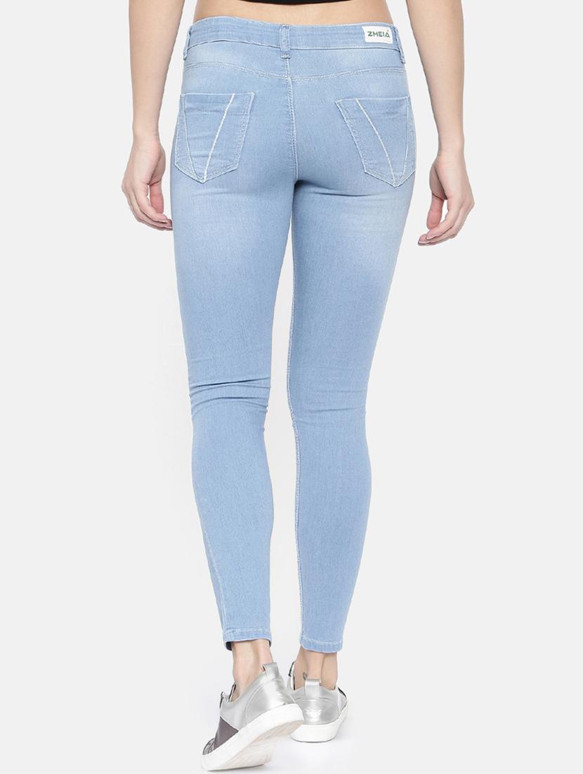 mid rise solid jeans - 16867263 - Zoom Image - 3