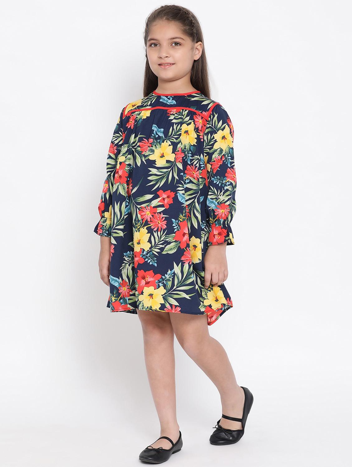 blue colored polyester frock - 16868359 - Zoom Image - 4