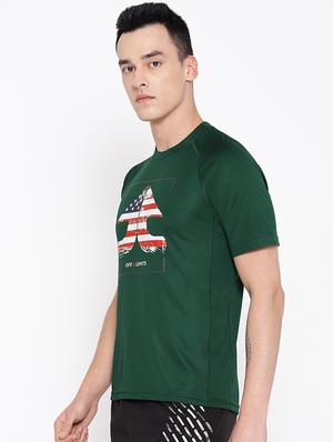 green printed t-shirt - 16868466 - Standard Image - 2