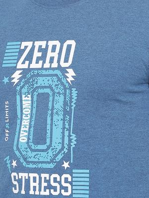 blue printed t-shirt - 16868471 - Standard Image - 5