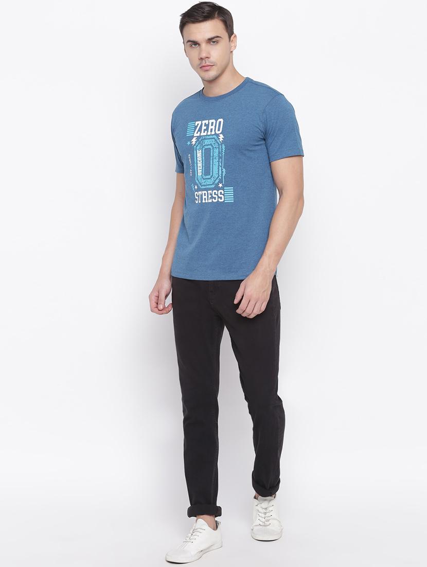 blue printed t-shirt - 16868471 - Zoom Image - 4
