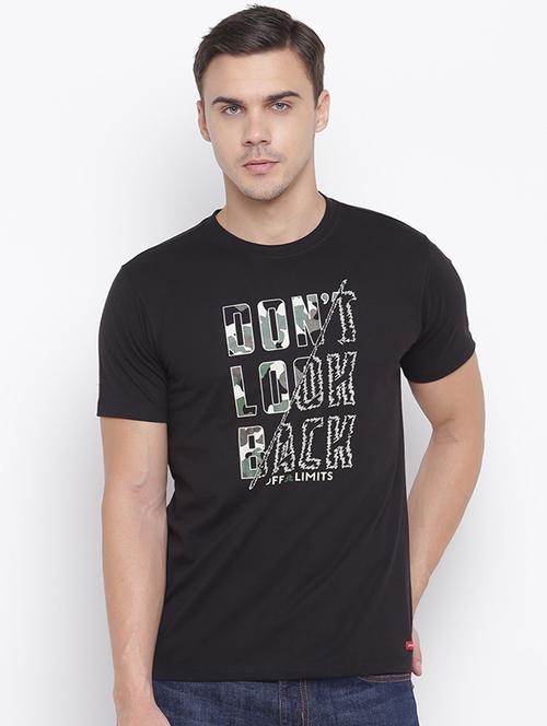 black printed t-shirt - 16868476 - Standard Image - 1