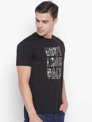 black printed t-shirt - 16868476 - Standard Image - 2