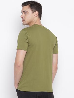 green printed t-shirt - 16868477 - Standard Image - 3
