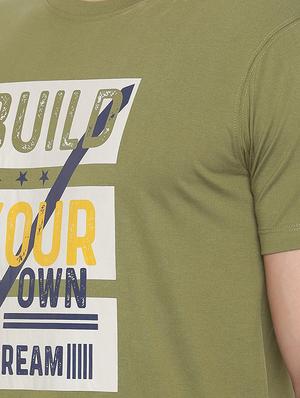 green printed t-shirt - 16868477 - Standard Image - 5