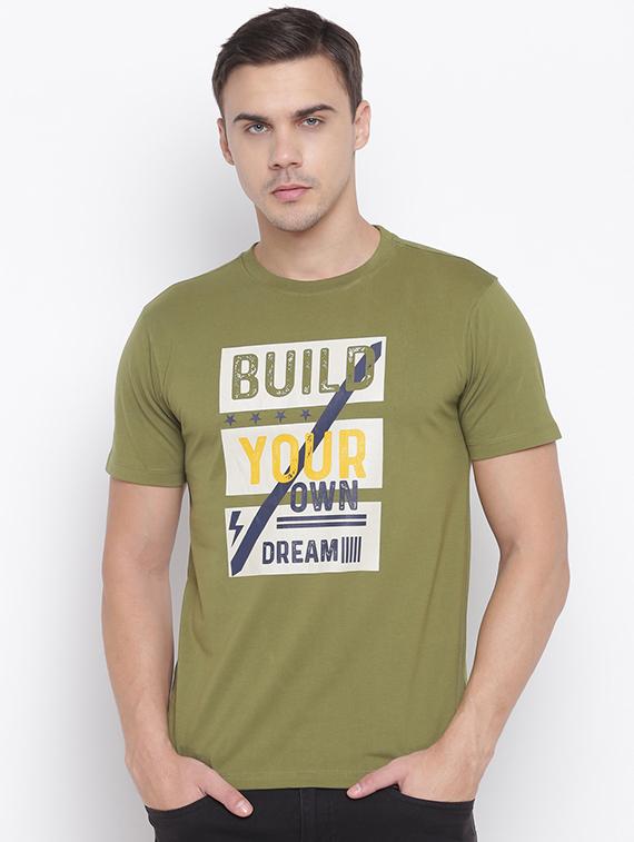 green printed t-shirt - 16868477 - Zoom Image - 1