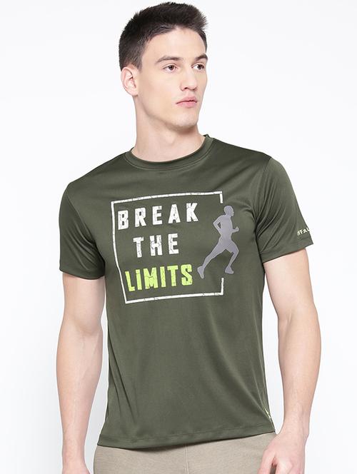 green printed t-shirt - 16868483 - Standard Image - 1