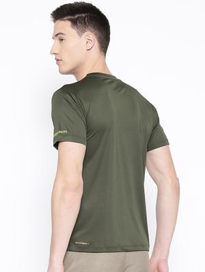 green printed t-shirt - 16868483 - Standard Image - 3
