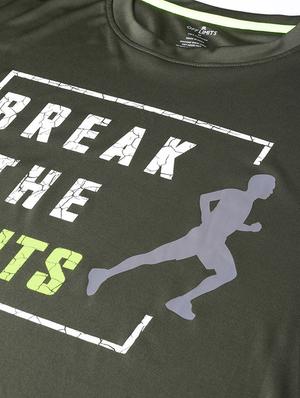 green printed t-shirt - 16868483 - Standard Image - 5