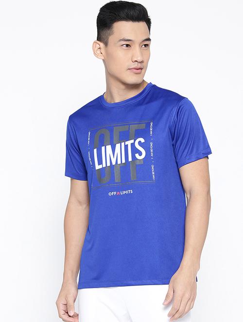 blue printed t-shirt - 16868486 - Standard Image - 1