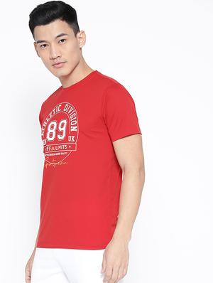 red printed t-shirt - 16868487 - Standard Image - 2