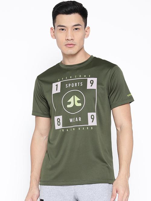 green printed t-shirt - 16868493 - Standard Image - 1