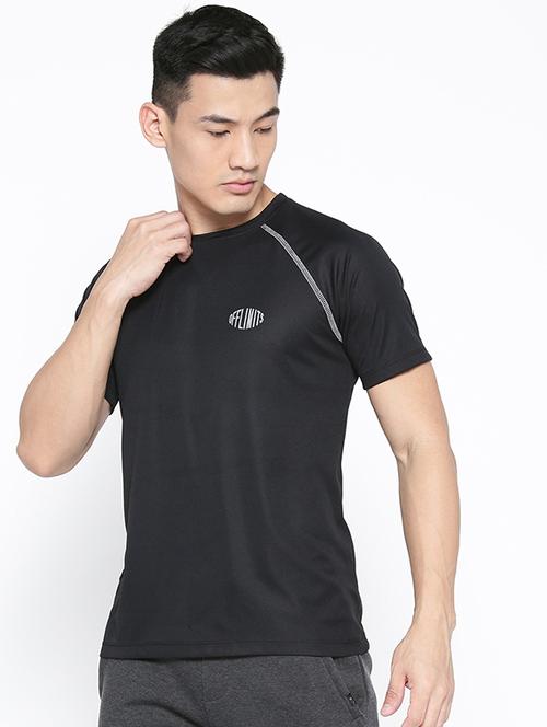 black solid t-shirt - 16868501 - Standard Image - 1