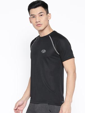 black solid t-shirt - 16868501 - Standard Image - 2