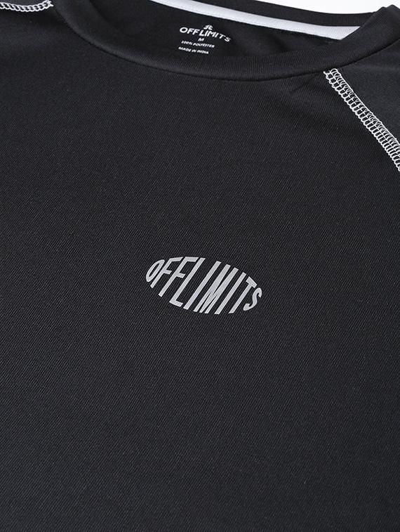 black solid t-shirt - 16868501 - Zoom Image - 5