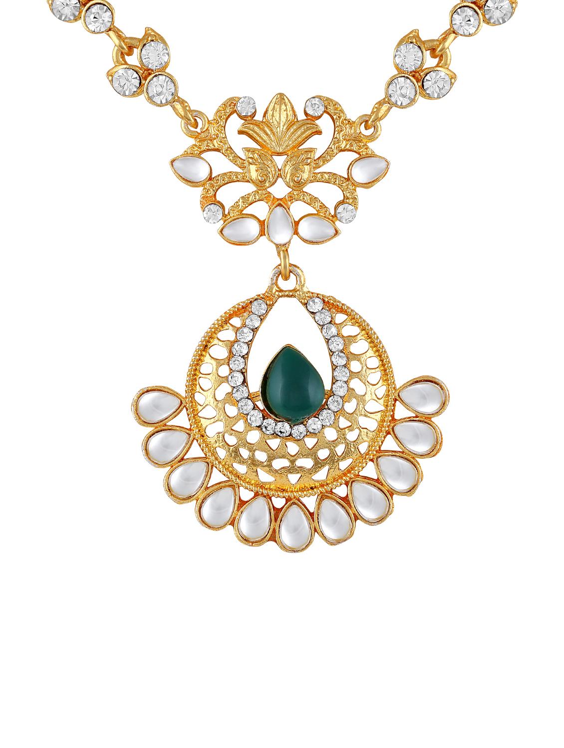 blue zinc necklaces and earring - 16868608 - Zoom Image - 2