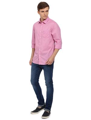 pink solid casual shirt - 16868901 - Standard Image - 4