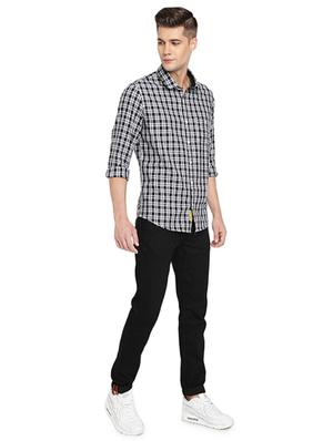 black checkered casual shirt - 16868973 - Standard Image - 4