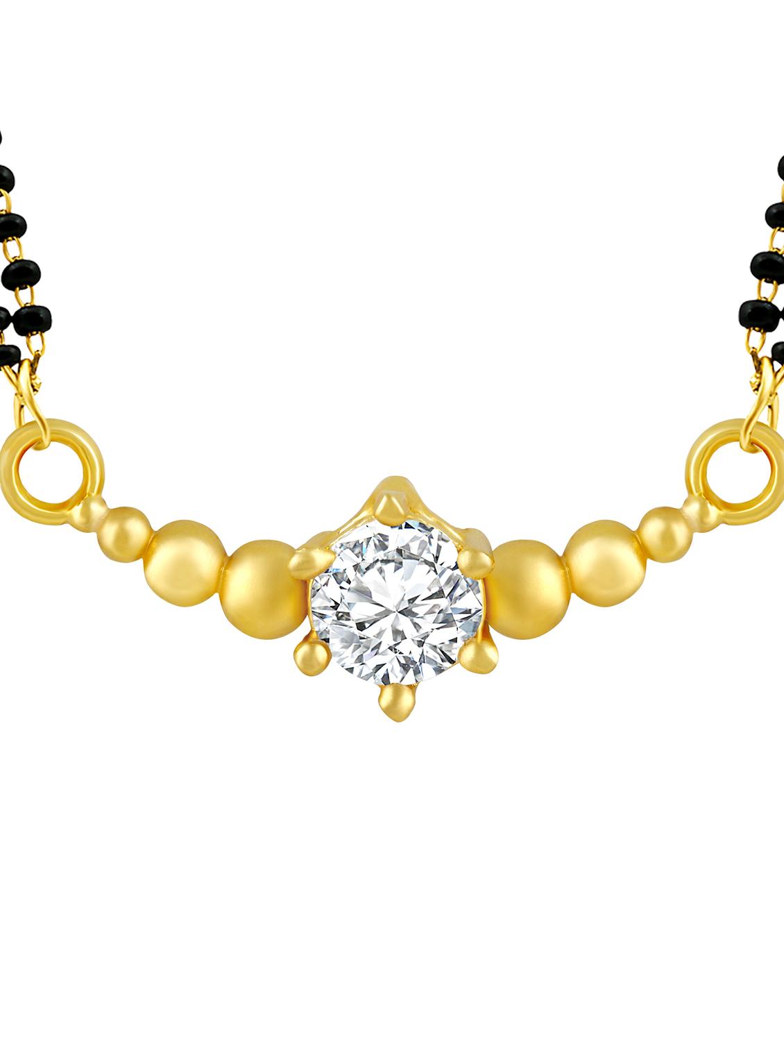 gold beads mangalsutra - 16868984 - Zoom Image - 2