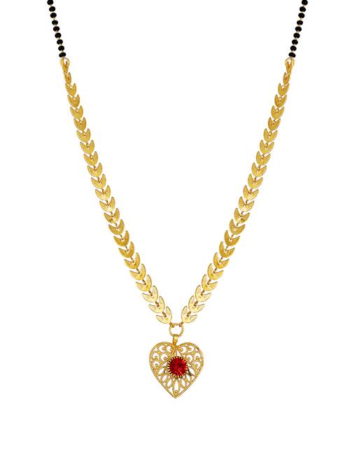 gold beads mangalsutra - 16869030 - Standard Image - 1