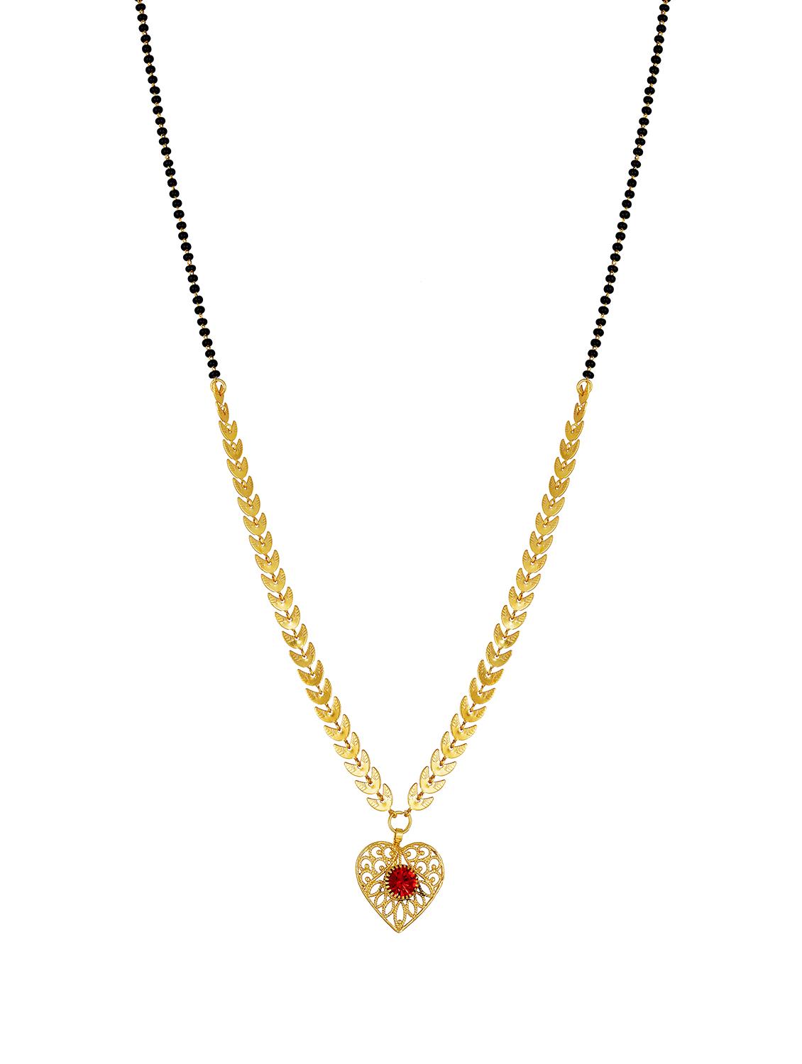 gold beads mangalsutra - 16869030 - Zoom Image - 2