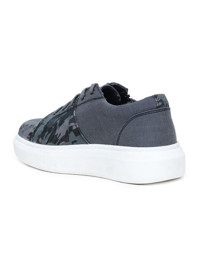 grey lace-up sneakers - 16869222 - Zoom Image - 3