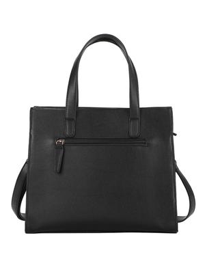 black leatherette (pu) regular handbag - 16869271 - Standard Image - 2