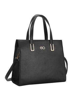 black leatherette (pu) regular handbag - 16869271 - Standard Image - 4
