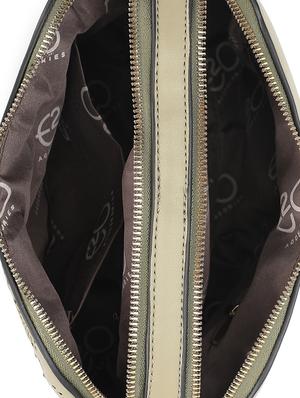green leatherette (pu) structured sling bag - 16869300 - Standard Image - 3
