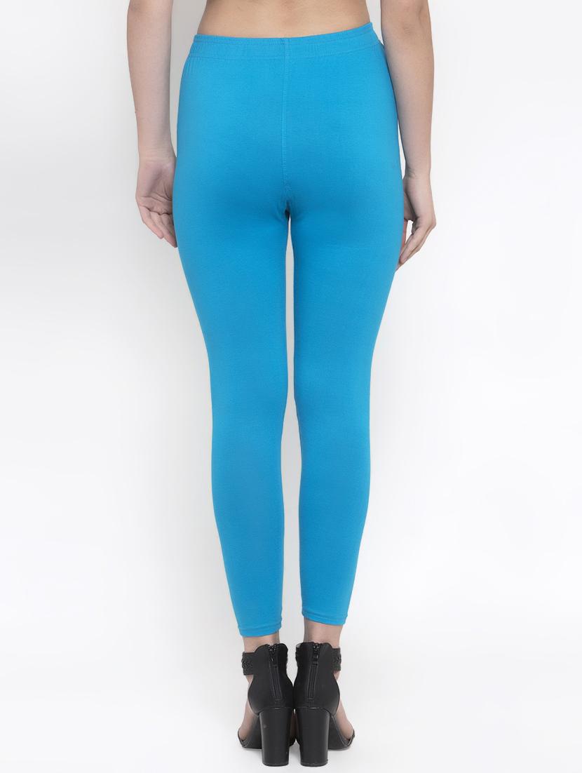 blue solid churidar - 16869417 - Zoom Image - 3