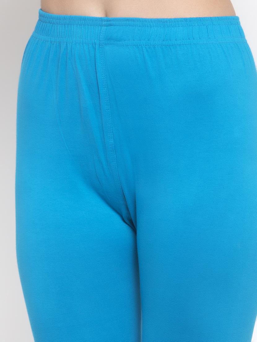 blue solid churidar - 16869417 - Zoom Image - 5