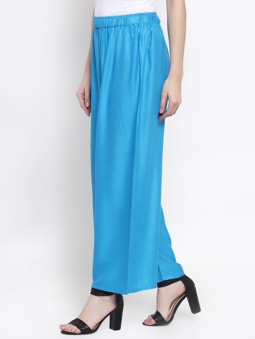 solid viscose palazzo - 16869447 - Zoom Image - 2