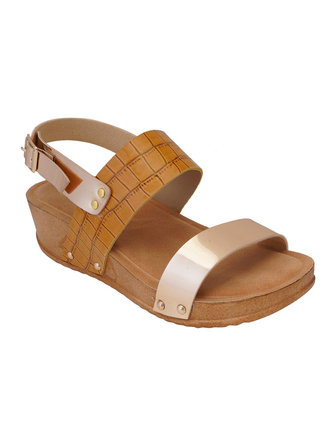 tan back strap wedges - 16869467 - Zoom Image - 1
