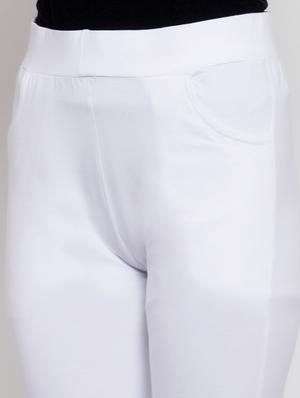 solid cigarette pants churidar - 16869479 - Standard Image - 5