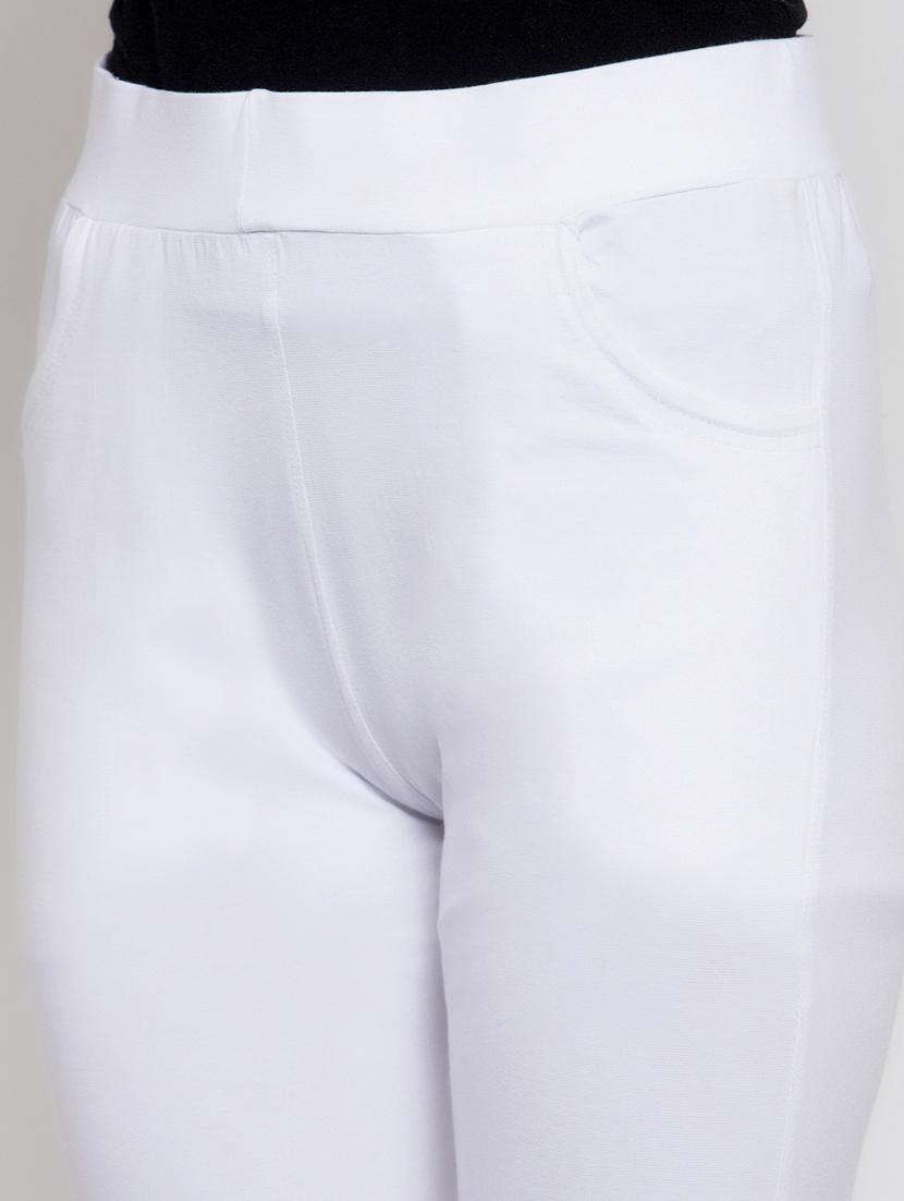 solid cigarette pants churidar - 16869479 - Zoom Image - 5