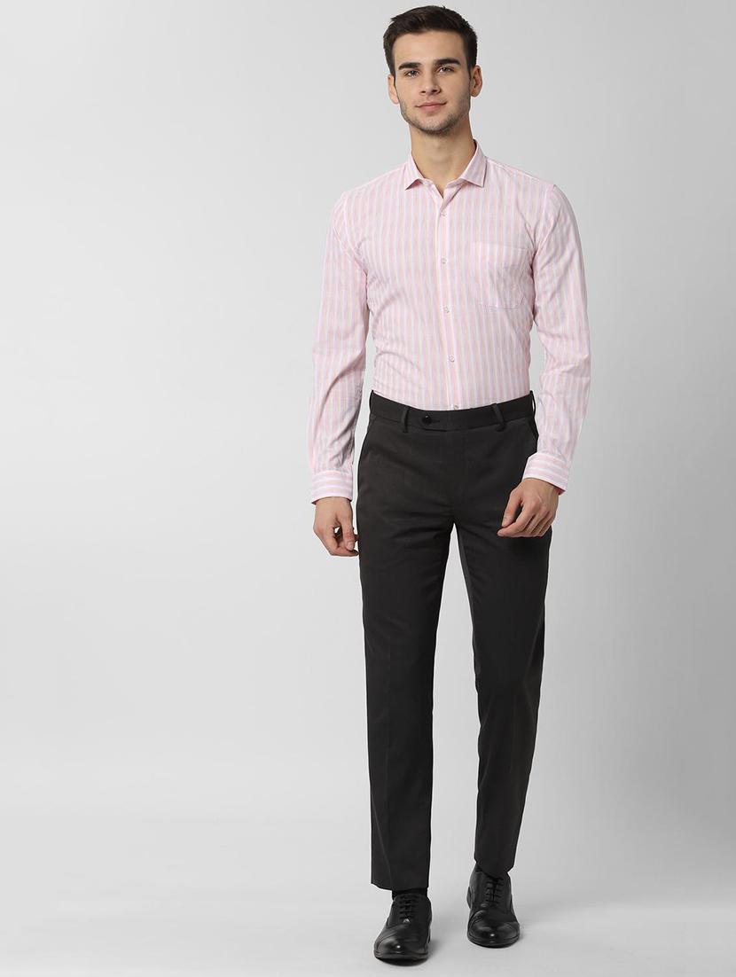 pink striped formal shirt - 16869753 - Zoom Image - 4