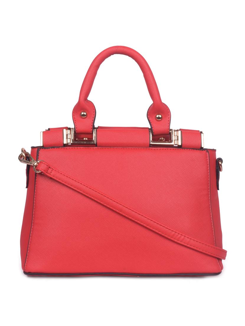 red leatherette (pu) regular handbag - 16869916 - Zoom Image - 1