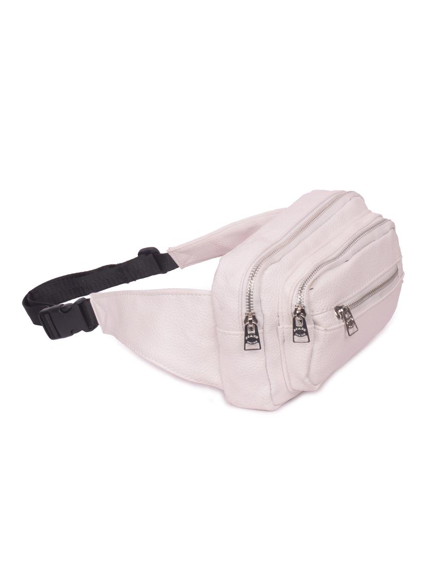 white leatherette (pu) regular sling bag - 16869928 - Zoom Image - 4
