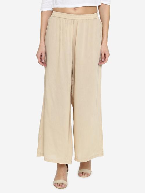 mid rise flared palazzo - 16870059 - Standard Image - 1